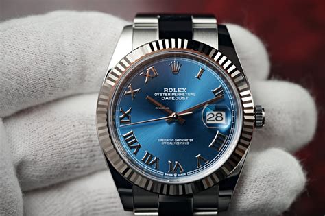 rolex datejust roman blue|2021 rolex datejust 41 mm.